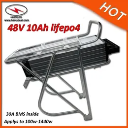 16s tylna rack e bateria rowerowa 48V bateria litowa Twarda aluminiowa bateria elektryczna rowerowa rowerowa bateria do 1500 W BAFUN MOTO