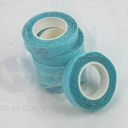 karmiu 2 롤 /로트 1cm*3m 블루 컬러 슈퍼 레이스 가발 가발 테이프 헤어 확장 무료 배송