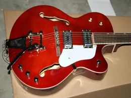 Partihandel Gitarr Custom Shop Red 6120 Electric Guitar Högkvalitativa Gitarrer Gratis frakt