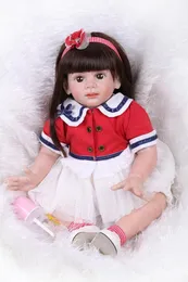 Silicone Vinyl Lifelike Girl Doll Reborn Baby Toddler With Clothes ...