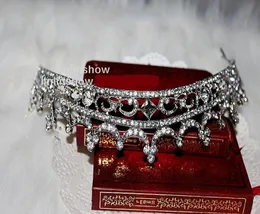 New Shining Rhinestone Crown Most Popular Alloy Shining Crown Wedding Prom Party Girls' Bride Tiaras Fashion Crowns