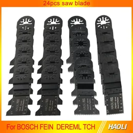 24 stks multimaster tool accessoires zaagblad voor Fein oscillerende tool voor nagel staal tegel cement woondecoratie, snijden hout