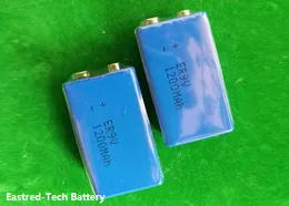 600pcs/lot ER9V lithium battery,ER 9V 1200mAh Block cells for smoke alarm