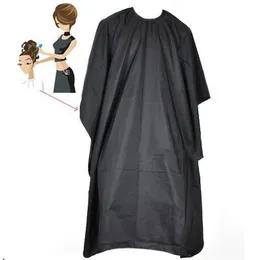 Novo Corte de Cabelo Cabeleireiro Pano Barbeiros Cabeleireiro Grande Salon Adulto À Prova D' Água Capa Gown Wrap Preto Cabeleireiro Cape Gown Wrap