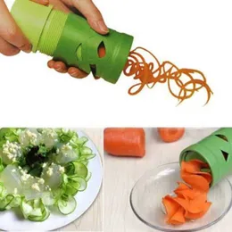 Nytt kök Vegetabiliskt fruktskivare Julienne Spiral Curly Choppers Cutter Tool # R21