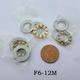 100pcs F6-12M 축 볼 스러스트 베어링 6 * 12 * 4.5 미니어처 비행기 스러스트 볼 베어링 6x12x4.5 mm