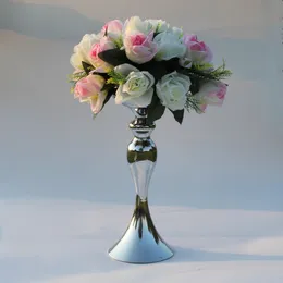 3 färger! 32cm / 12 "Höjd Metal Candle Holder Candle Stick Wedding Centerpiece Event Romantic Road Lead Flower Rack