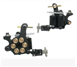 Wholesale-Pure handmade cast iron tattoo machine 10 wraps wire cutting tattoo for liner 4 colors to choose