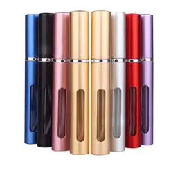 5ml Aluminium Anodized Compact Perfume Aftershave Atomiser Atomizer fragrance glass scent-bottle free shipping I201661204#