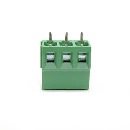 Suyep 3Pin Morsettiera a Vite Connettore 300V 10A 5.0mm KF128-5.0-3P Ferro Verde