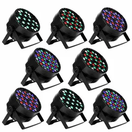 54x3W LEDステージライトDMX 512コントロールLED DJパーライトRGBWステージ照明プロジェクターパーティーDJ KTV BARステージクラブ