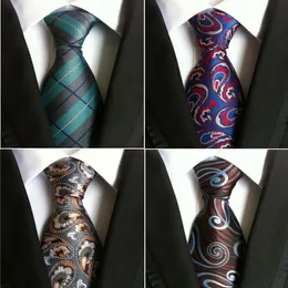 Mężczyźni Krawaty 145 * 8 cm Stripe Neck Krawat 101 Kolory Nakryzowanie Naszyjne Krawat Do Dnia Ojca Business Tie Christmas Gift