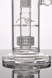 新しいMobius Matrix Sidecar Glass Ghohdah Bong Birdcage Perc Smoking Bongs厚いガラス水パイプ18mmの最高品質の最高品質