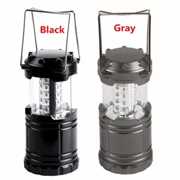 Gray Super Bright Lightweight 30 LED Camping Lantern Outdoor Portable Lights Water Resistant Camping Lighting Lamp