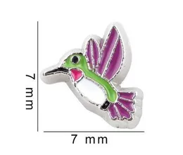 20PC/lot bird charm DIY Alloy Floating Locket Charms Fit For Magnetic Glass Living Memory Locket Pendant