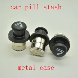 Metal Secret Stash Curing Car Cigarette Lighter в форме скрытой диверсионной вставки скрытая таблетка для хранения таблеток для хранения таблеток