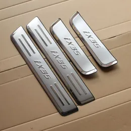 2013 Hyundai IX35 Rostfritt stål Exteriör Scuff Plate Door Sill Strip Welcome Pedal för Hyundai IX35 2010 2011 2012 2013 Bil tillbehör