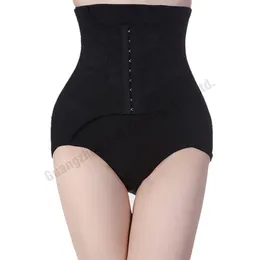 Wholesale- Solid Slimming Clothes Girdle Butt Lift Seamless Bodysuit Women Intimates Hole Boy Shorts Stomach Tummy Support Black Briefs