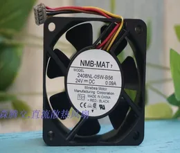 Original NMB-MAT 6020 6 cm 24 V 0.09A 2408NL-05W-B56 4 Fio Fan