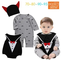 Hot Halloween baby rompers för spädbarn jumpsuit nyfödda bebe kläder söta bomull toddler tjejer pojkar kläder