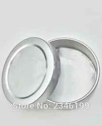 20g 20 ml łożyska aluminiowego słoik, niebo i Earth Cap Cosmetics Próbki Pudełko do pakowania, okrągły krem ​​do pielęgnacji skóry, 100 sztuk / partia