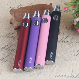 eVod 전자 담배 Vape 펜 배터리 650 900 1100 mAh 적합 유리 글로브 탱크 기화기 카트리지 자아 전자 cg 배터리