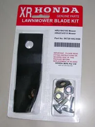 Lawnmower blade & bolt set 170mm x 50mm x 2mm for Honda GXV160 HRU HRJ 216 series mower free shipping swing back blade bolt kit