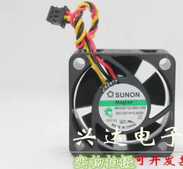 Nowy Sunon HA40201V4-0000-C99 12 V 4 cm 0,6 W 40 * 40 * 20mm 3 Wire ultra cichy wentylator chłodzący