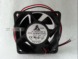 дельта 6025 12V 0.3A AFB0612VHC 6CM 60 * 60 * 25MM 2 линии двойного мяч вентилятор