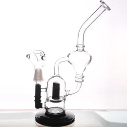 Cam Nargile Sigara Su Borular 14.4mm Ortak Cam Su Borular Ile El Üfleme Cam Bongs Petrol Kuleleri Cam Bongs