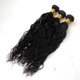 Cabelo Virgem brasileira Tece Tramas de Cabelo Humano Feixes de Onda Natural Não Transformados Extensões de Cabelo Humano Mongolian Malaio Indiano Peruano