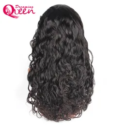 Brasiliansk Vattenvåg Lace Frontal peruk 130% Densitet Brasiliansk Virgin Human Hair Wig med Baby Hår Blekt Knot Wig Natrual Hair Line