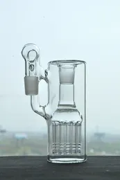 Hakahs Glass Ash Catcher Glass Bongs Recycler Oil Oil Rjenie szklane rury wodne Hakahs Shisha Delikatne