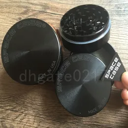 Bästa 63mm 4st CNC-kvarn Aluminiumutrymmesväska GrinderS tobaksrök cigarettdetektor sliprök Tobakskvarn VS skarpstenskvarn