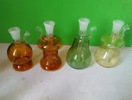 Varietà di piccoli narghilè in vetro colorato, accessori per narghilè all'ingrosso, tubi di vetro Bong per piattaforme petrolifere in vetro, colore