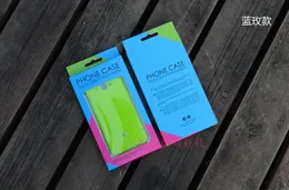 300pcs scatola di imballaggio di carta dura colorata universale all'ingrosso per iphone 7 7plus custodia per telefono Google Pixel Xl pacchetto finestra in PVC trasparente