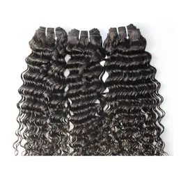 브라질 머리 브라질 인도 말레이지아 페루 클로우즈가있는 깊은 파도 Brazillian weave bundles 100 % 인간의 머리카락 뜨거운 판매 지금 엉킴을 무료로