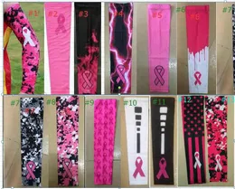 Gratis frakt 100pcs Cancer Breast Digital Camo Arm Sleeves Baseball Utomhus Sport Stretch Compression