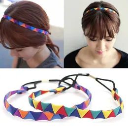 Nowa Moda Geometryczny Trójkąt Headwear Trójkąt Retro Pałąk Damski Hair Hoop Hairband Akcesoria do włosów Boho Head Hoop Heatpin