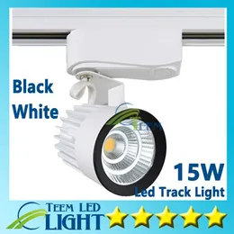 CE RoHS LED Lights Hurtownie Retail 15 W COB LED Track Light Spot Wall Lampa, Soptlight LED LED AC 85-265V Oświetlenie Darmowa Wysyłka 50