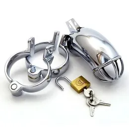 Dispositivi di castità CB701 Dispositivo per gabbia di castità maschile in acciaio Bondage ceinture de chastet￩ # R2