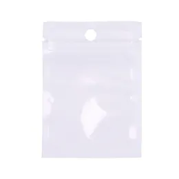 1000pcs/lot Cell Phone Accessories Packing bag clear+white plastic Zipper Retail package bag For Data cable car charger