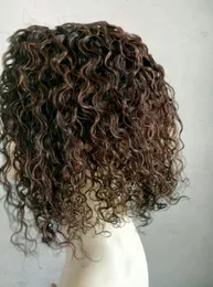 Nova Estrela Brasileira Virgem Humano Cabelo Encaracolado Tece Rainha Produtos para o Cabelo Natural Preto / Marrom Extensões de Cabelo Humano 110g Um Lote de Trama Beleza