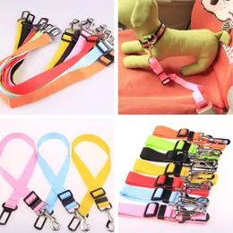 20pcs dog leashes leads Adjustable Car Vehicle Safety Seatbelt Seat Belt Harness Lead for Cat Dog Pet