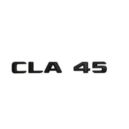 Schwarzer Nummern-Buchstaben-Kofferraum-Emblem-Aufkleber für Mercedes Benz CLA-Klasse AMG CLA45