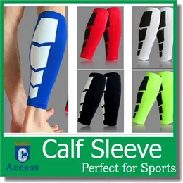 Outdoor Sports Bein Wadenstütze Unterstützung Stretch Sleeve Kompressionssocken Laufen 3 Größe 5 Farbe