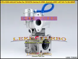 CT9 CT12B 17201-64110 17201 64110 1720164110 Turbo turboladdare för Toyota Carina E 1996- Avensis TD 1997- 2C-T 2CT 2.0L 90HP