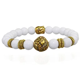 SN0636 Personlig Alloy Charm Armband för Kvinnor och Man Lion Head Bracelet Buddha Bracelet Present Smycken