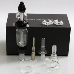 I lager Nectar Collector Kit Micro NC Glas titan spik Nectar Pipe Titanium Nail rökvattenpipa Nectar Collector kit 2.0