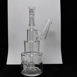 2016 hitman högkvalitativ födelsedagstårta glas bong dab rigg glas oljeplattor glas vatten rör för rökning Bong matris Perc 14.4 kupol och spik
